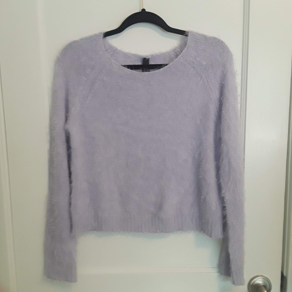 Aeropostale Soft & Fuzzy Lavender Sweater Size M